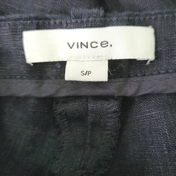 Vince Dark Navy Hemp Trousers Size Small NWOT - Picture 4 of 8